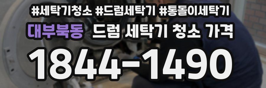 대부북동 드럼 세탁기 청소 가격