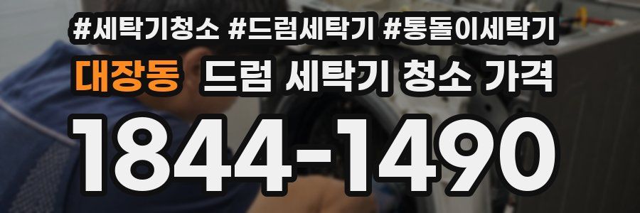 대장동 드럼 세탁기 청소 가격