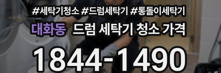 대화동 드럼 세탁기 청소 가격