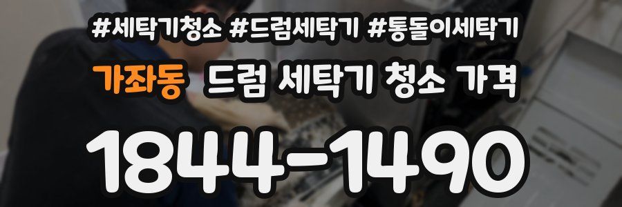 가좌동 드럼 세탁기 청소 가격