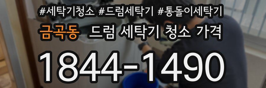 금곡동 드럼 세탁기 청소 가격