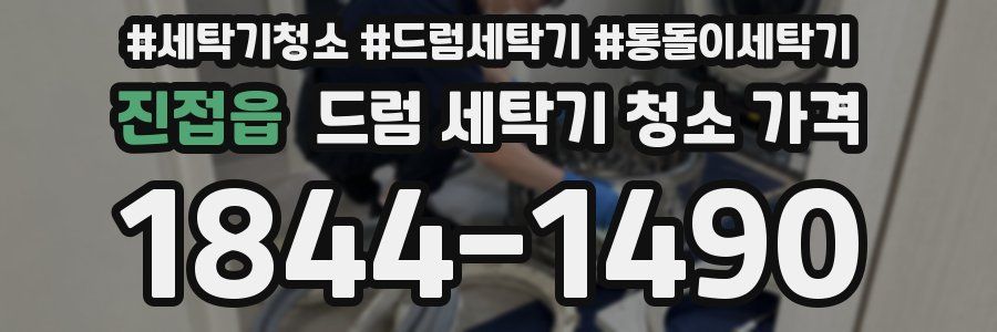 진접읍 드럼 세탁기 청소 가격