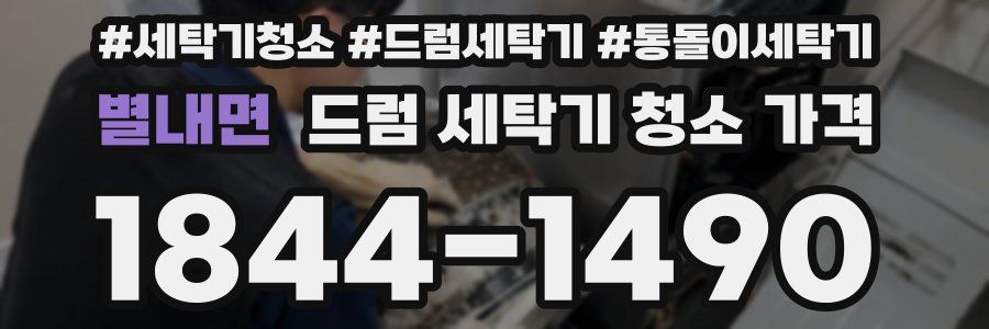 별내면 드럼 세탁기 청소 가격