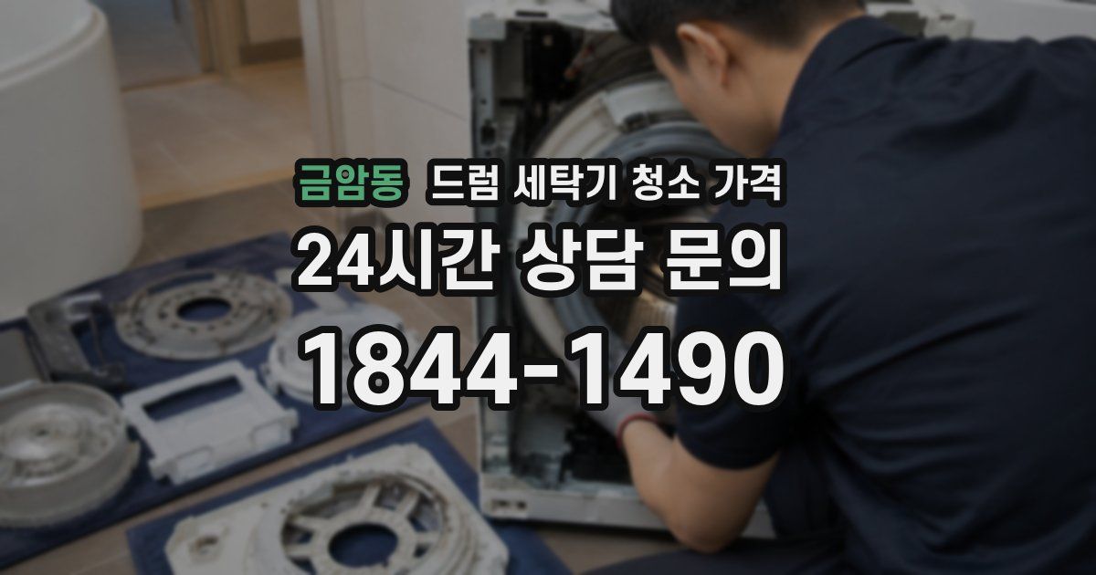 금암동 드럼 세탁기 청소 가격