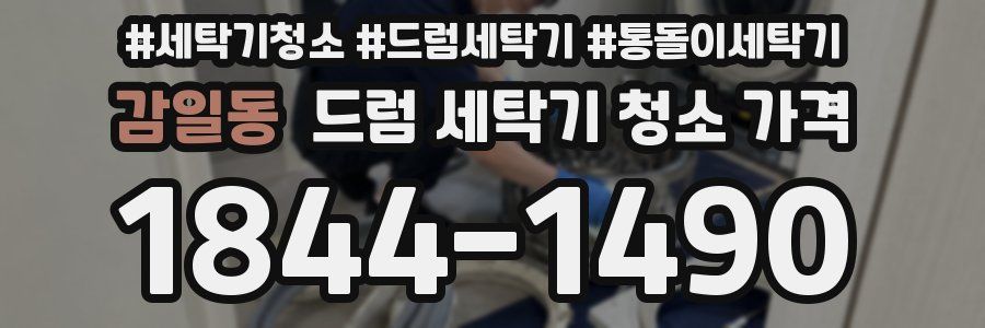 감일동 드럼 세탁기 청소 가격