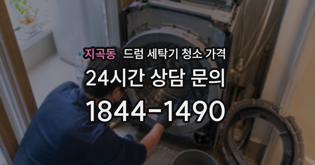 지곡동 드럼 세탁기 청소 가격