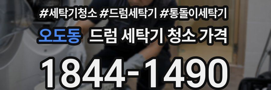 오도동 드럼 세탁기 청소 가격