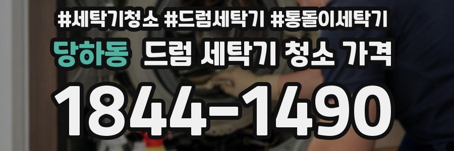 당하동 드럼 세탁기 청소 가격