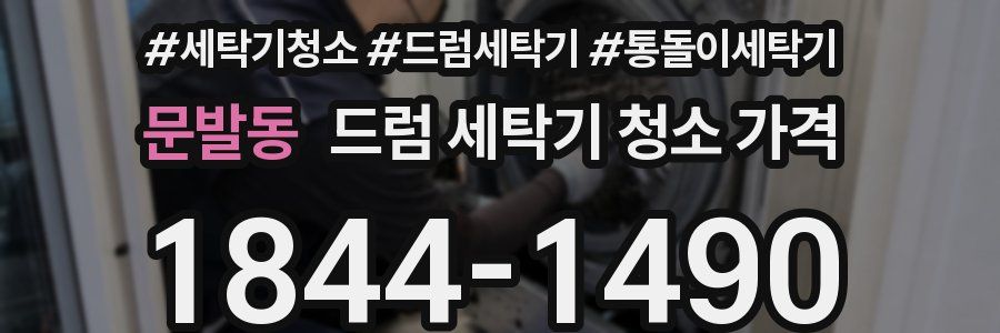 문발동 드럼 세탁기 청소 가격