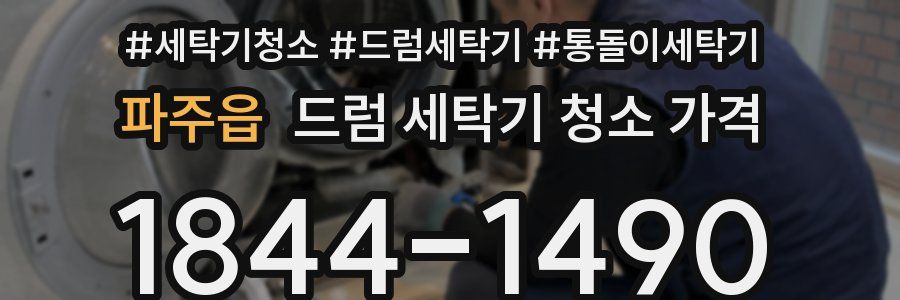파주읍 드럼 세탁기 청소 가격