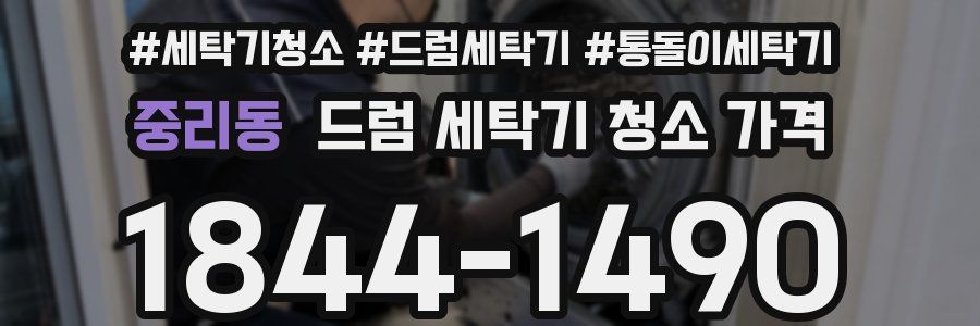 중리동 드럼 세탁기 청소 가격