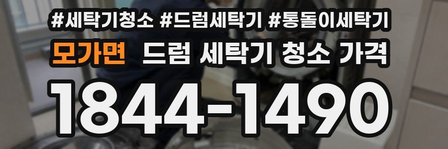 모가면 드럼 세탁기 청소 가격