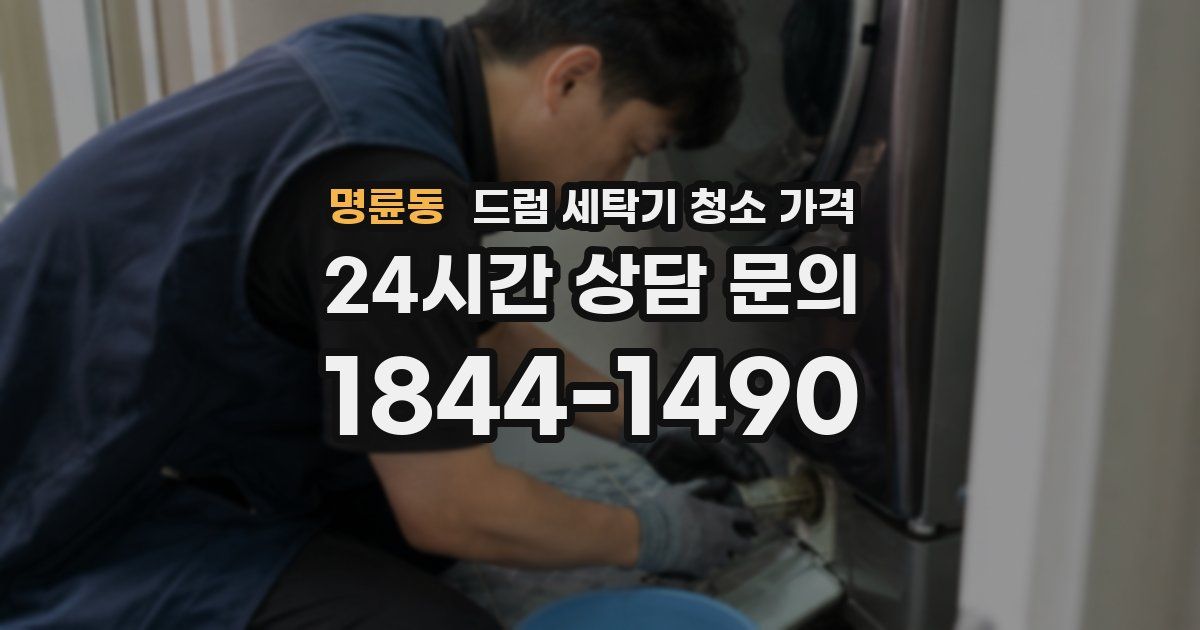 명륜동 드럼 세탁기 청소 가격