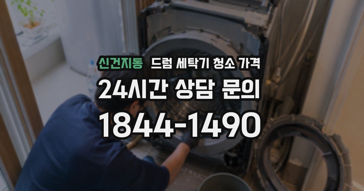신건지동 드럼 세탁기 청소 가격