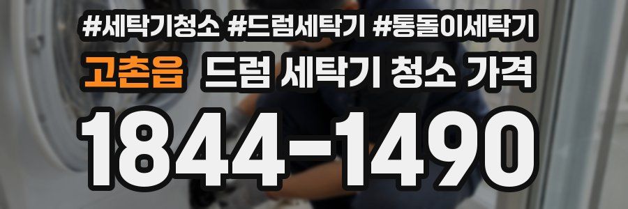 고촌읍 드럼 세탁기 청소 가격