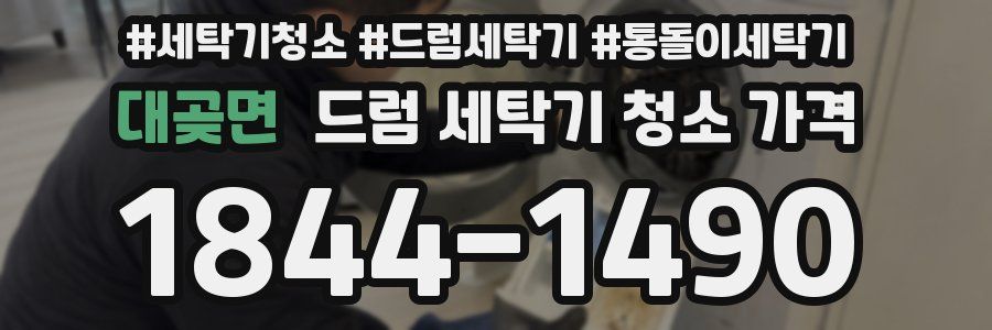 대곶면 드럼 세탁기 청소 가격