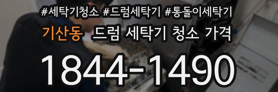 기산동 드럼 세탁기 청소 가격