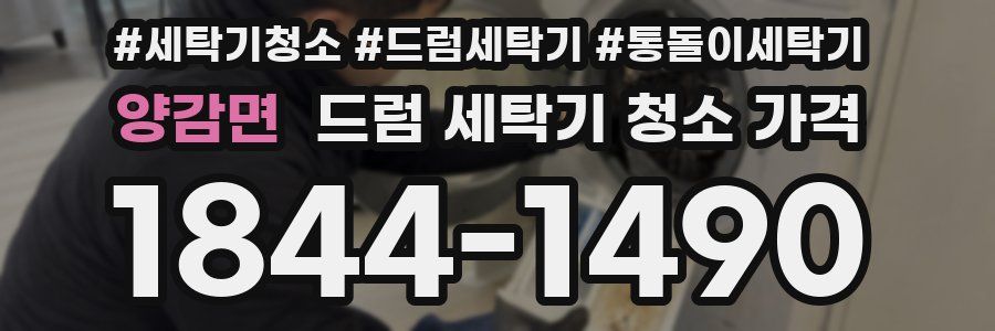 양감면 드럼 세탁기 청소 가격