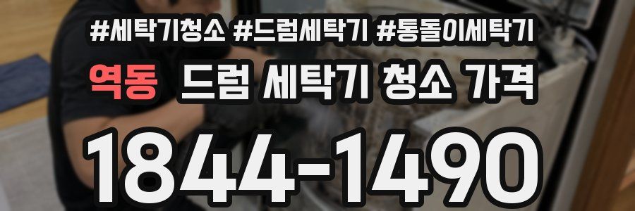 역동 드럼 세탁기 청소 가격