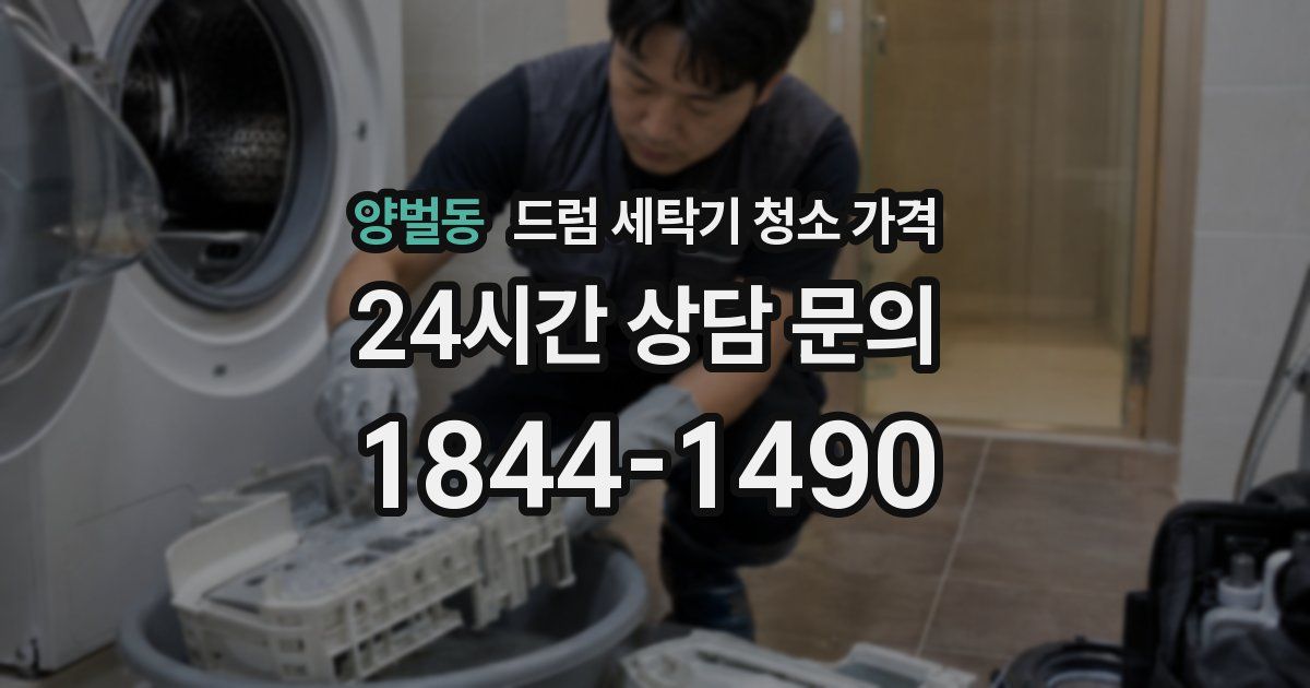 양벌동 드럼 세탁기 청소 가격