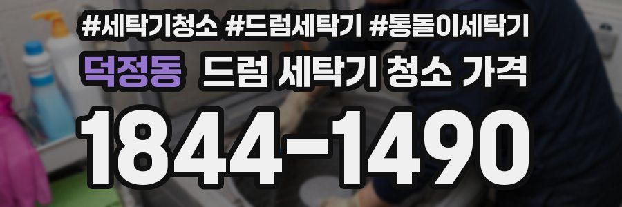 덕정동 드럼 세탁기 청소 가격