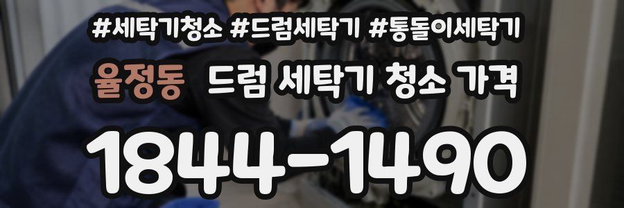 율정동 드럼 세탁기 청소 가격