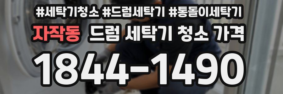 자작동 드럼 세탁기 청소 가격