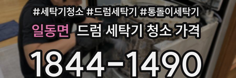 일동면 드럼 세탁기 청소 가격