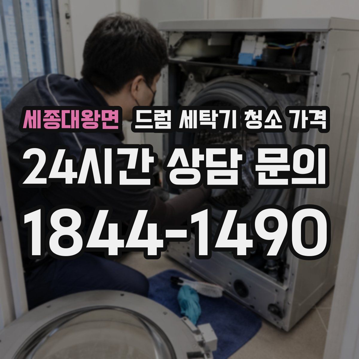 세종대왕면 드럼 세탁기 청소 가격