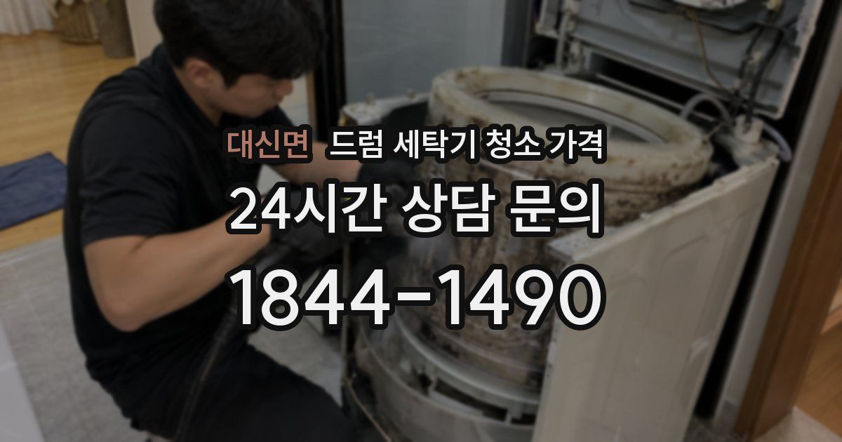 대신면 드럼 세탁기 청소 가격