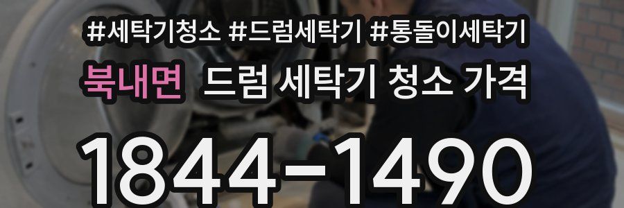 북내면 드럼 세탁기 청소 가격
