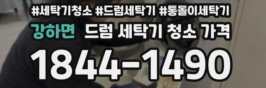 강하면 드럼 세탁기 청소 가격