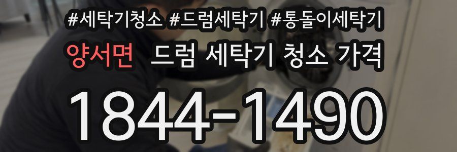 양서면 드럼 세탁기 청소 가격