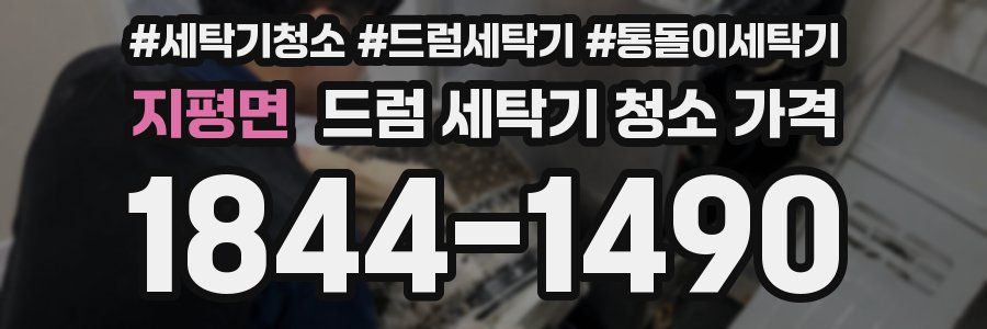 지평면 드럼 세탁기 청소 가격