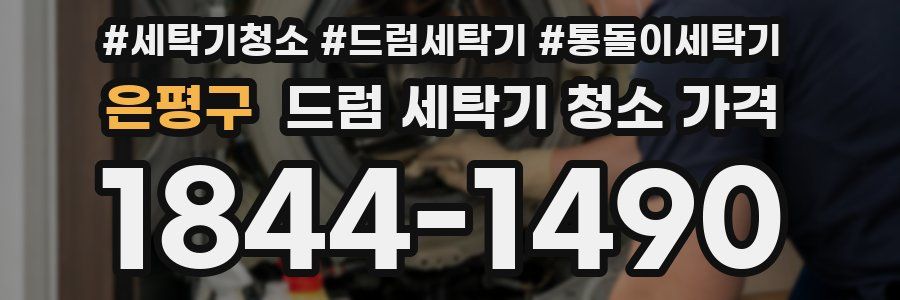 은평구 드럼 세탁기 청소 가격
