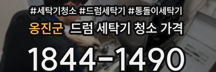 옹진군 드럼 세탁기 청소 가격