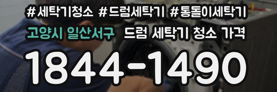 고양시 일산서구 드럼 세탁기 청소 가격