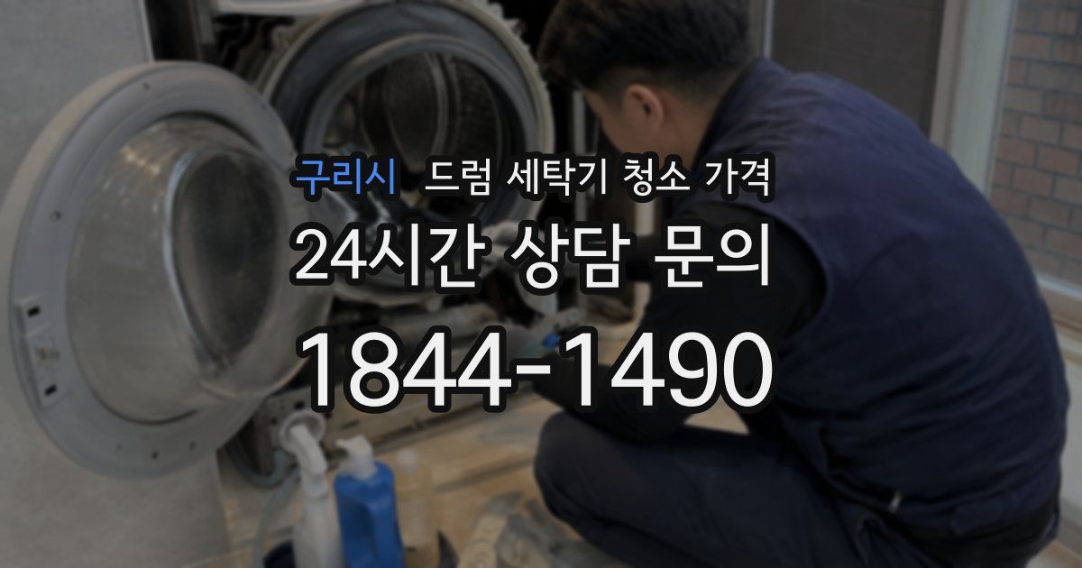 구리시 드럼 세탁기 청소 가격