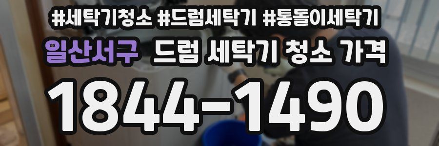 일산서구 드럼 세탁기 청소 가격