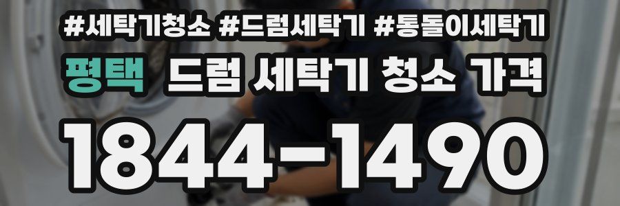 평택 드럼 세탁기 청소 가격