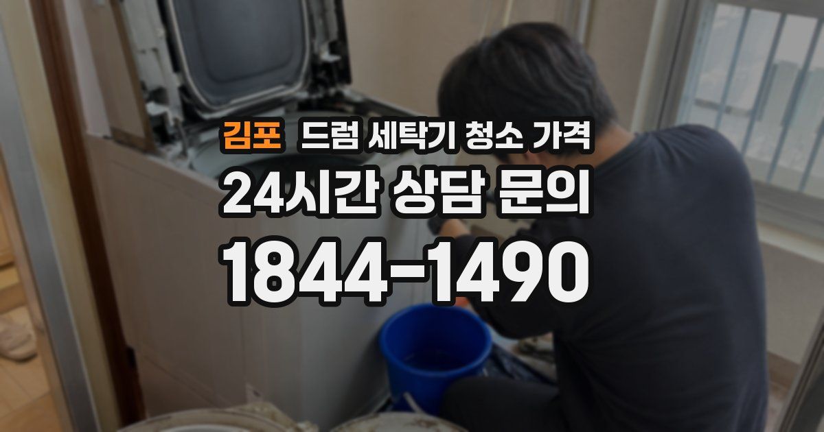 김포 드럼 세탁기 청소 가격