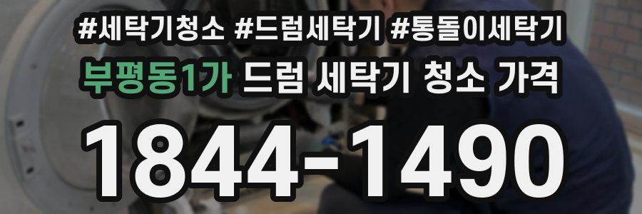 부평동1가 드럼 세탁기 청소 가격