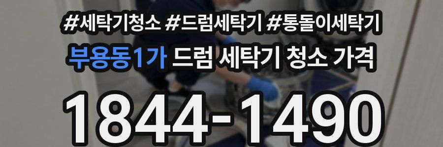 부용동1가 드럼 세탁기 청소 가격