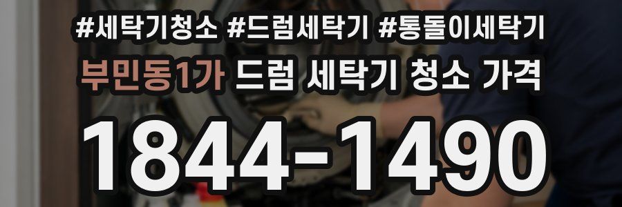 부민동1가 드럼 세탁기 청소 가격
