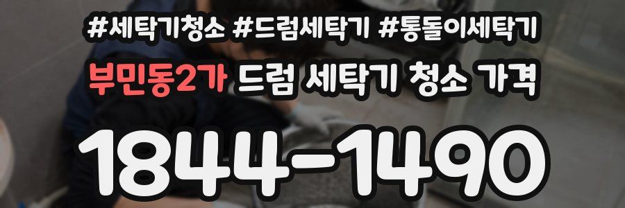 부민동2가 드럼 세탁기 청소 가격