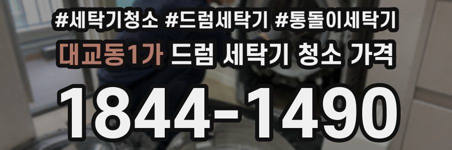 대교동1가 드럼 세탁기 청소 가격