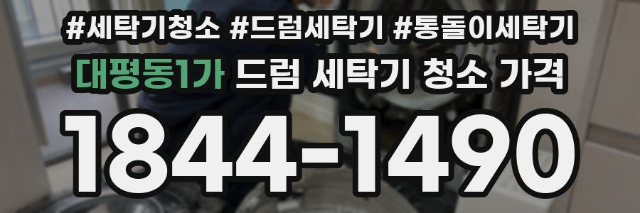 대평동1가 드럼 세탁기 청소 가격