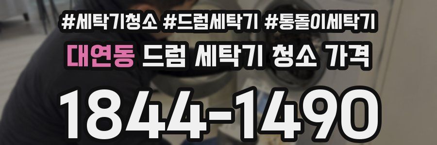 대연동 드럼 세탁기 청소 가격