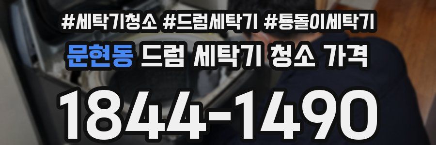 문현동 드럼 세탁기 청소 가격