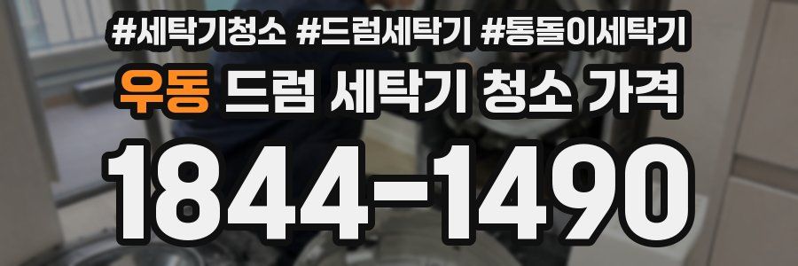 우동 드럼 세탁기 청소 가격